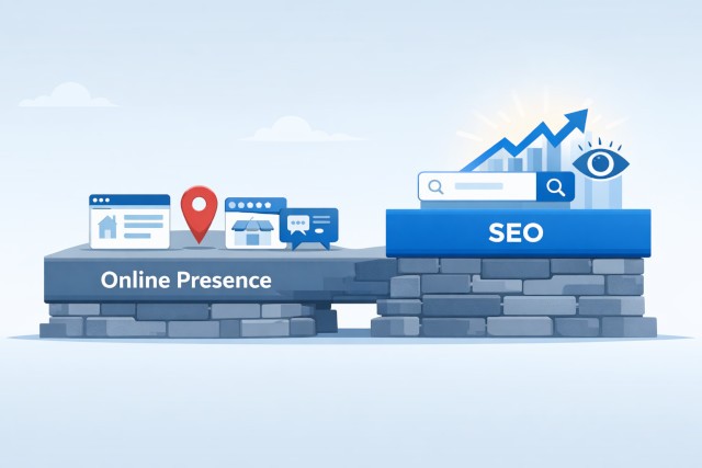 Online presence vs SEO
